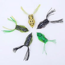 Load image into Gallery viewer, Plastic frog Fishing Lures