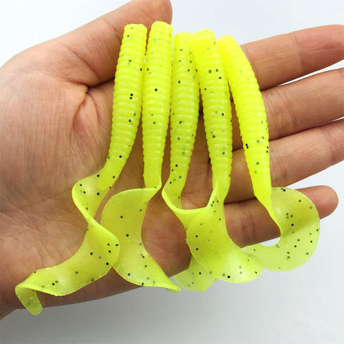 Curly Tail Worm Fishing Lure