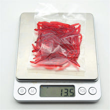 Load image into Gallery viewer, Red Artificial Earthworm