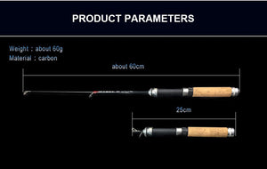 Telescopic Winter Ice Fishing Rod