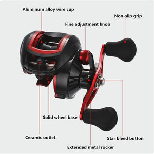 Metal Bait-casting Fishing Reel