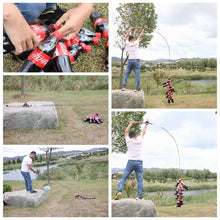 Load image into Gallery viewer, Spinning Casting Wooden Handle Rod