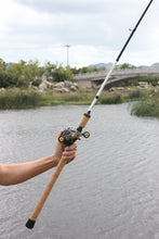 Load image into Gallery viewer, Spinning Casting Wooden Handle Rod