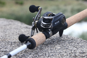 Spinning Casting Wooden Handle Rod