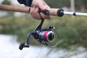 Spinning Casting Wooden Handle Rod